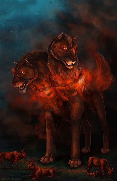 two headed monster mythology|Orthrus – The Two